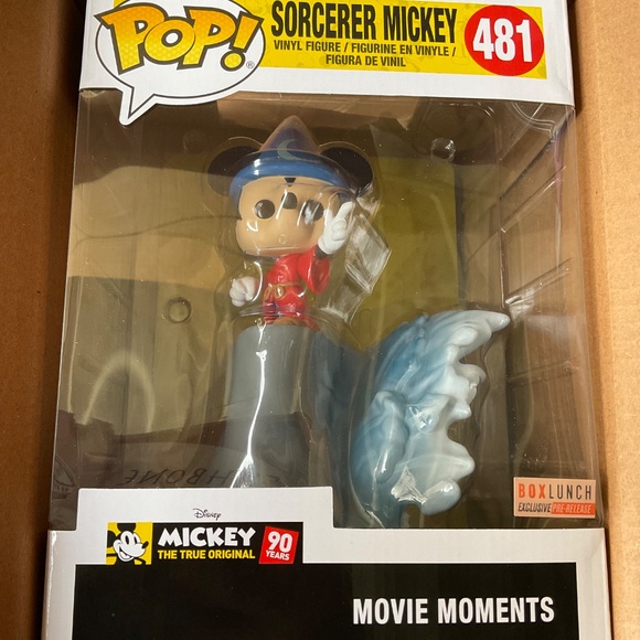 FUNKO POP  SORCERER MICKEY  481  JUMBO BOX BOXLUNCH EXCLUSIVE MOVIE MOMMENTS - Picture 3 of 3